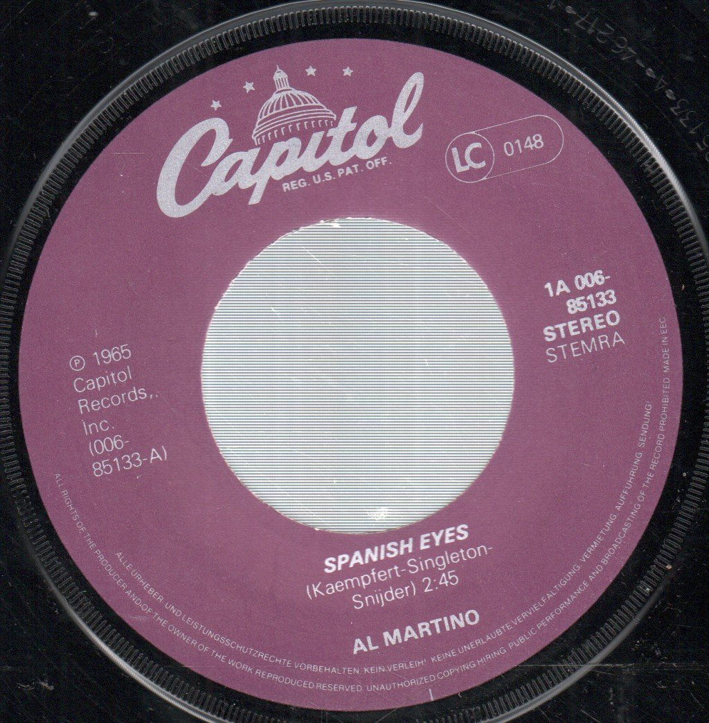 Al Martino - Spanish Eyes / Volare - 7 Inch