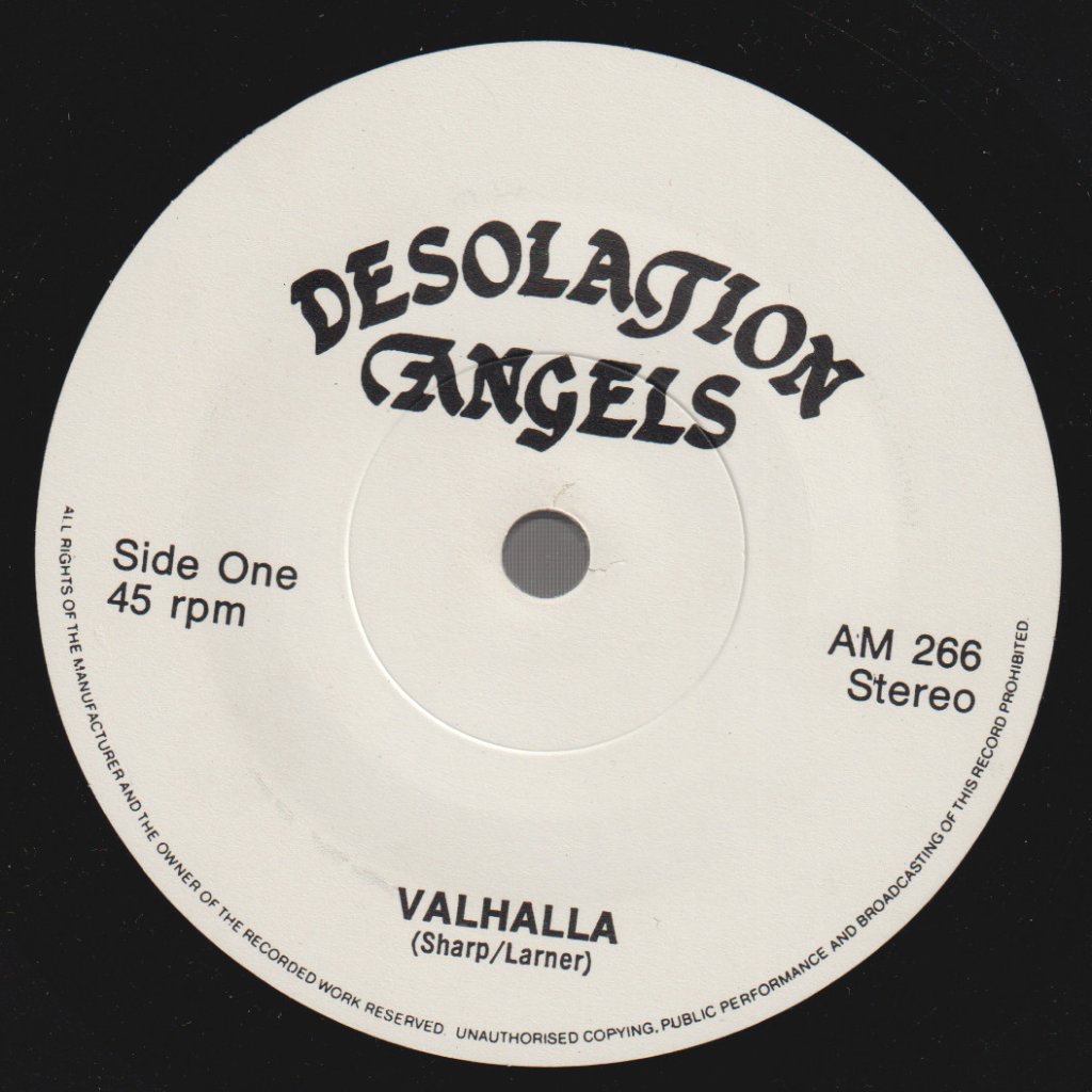 Desolation Angels - Valhalla - 7 Inch