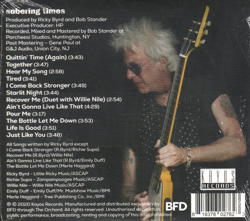 ricky byrd - sobering times - Cd