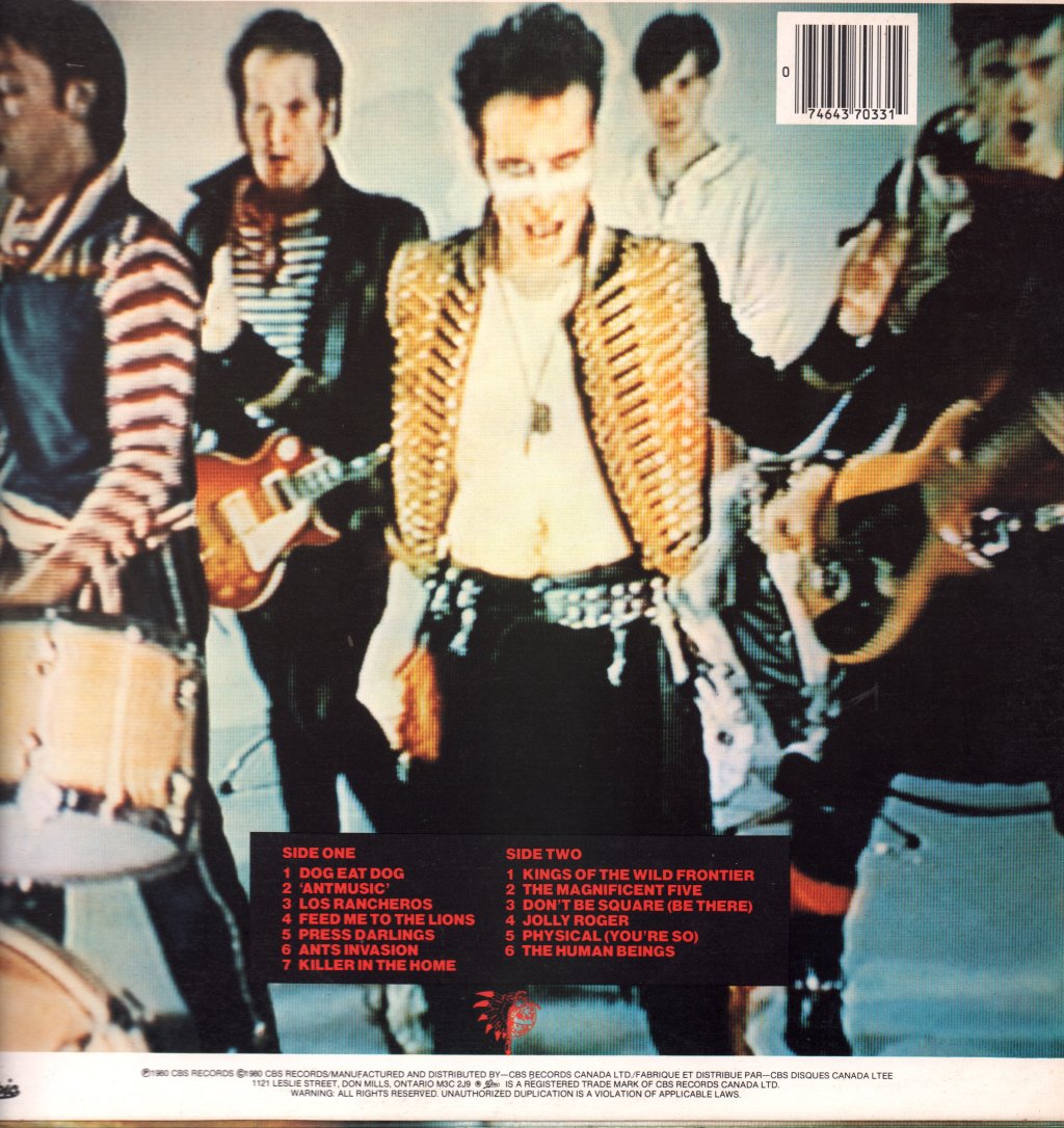 Adam And The Ants - Kings Of The Wild Frontier - Lp