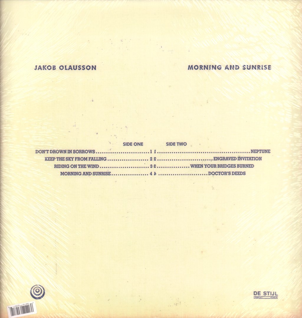 Jakob Olausson - Morning And Sunrise - Lp