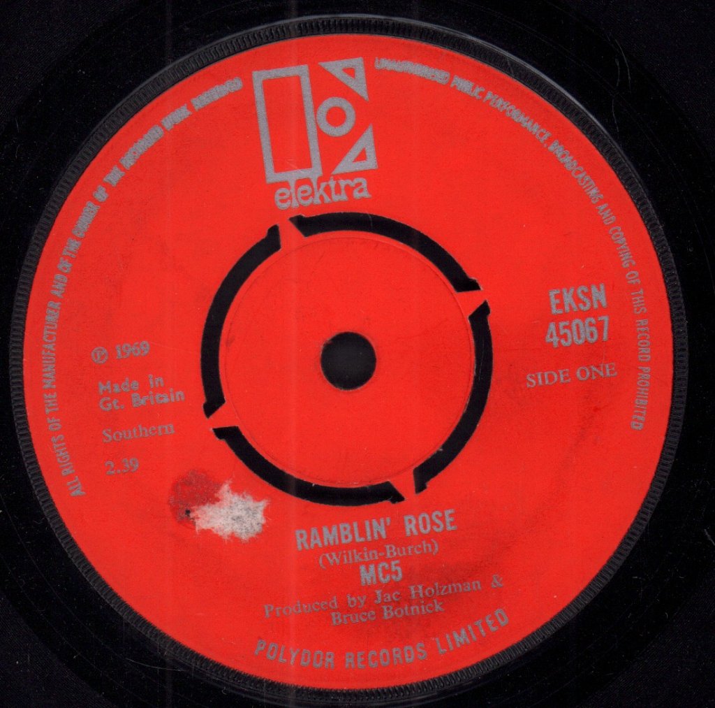 MC5 - Ramblin' Rose - 7 Inch