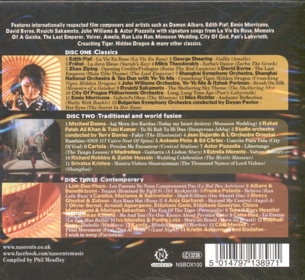 Various Artists - Beginner's Guide To World Cinema - Triple Cd