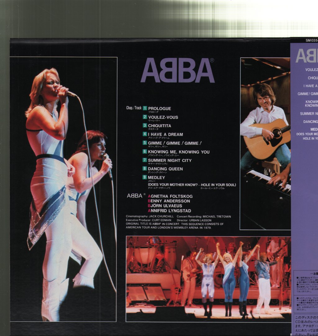 ABBA - In Concert - Laser Disc