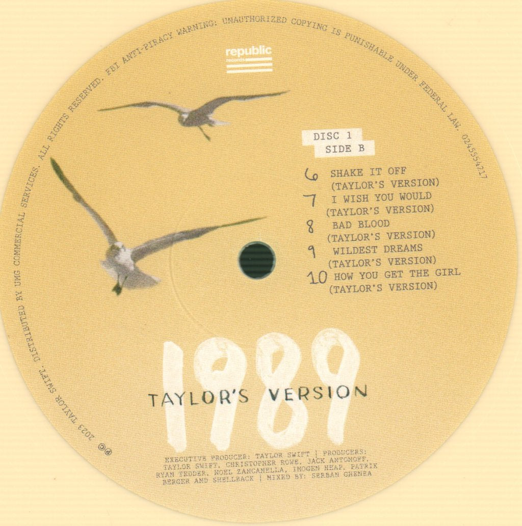 Taylor Swift - 1989 (Taylor's Version) - Double Lp