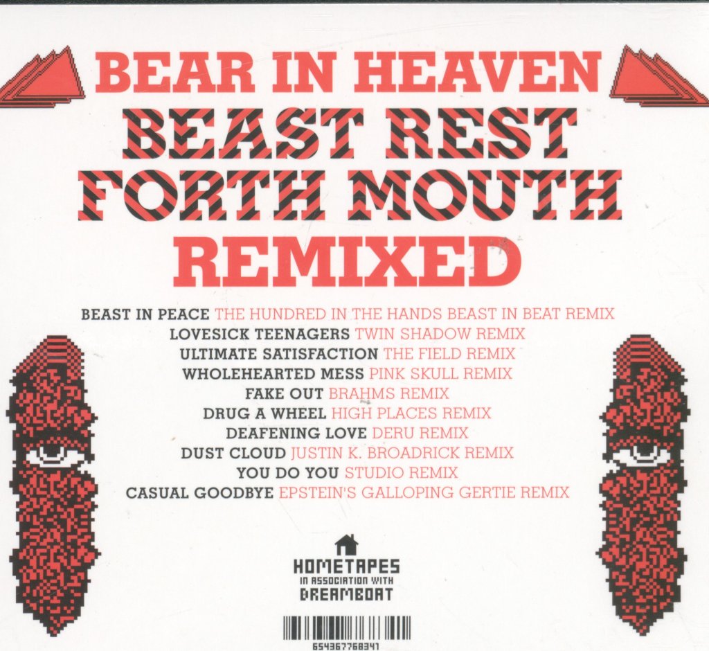 Bear In Heaven - Beast Rest Forth Mouth Remixed - Cd