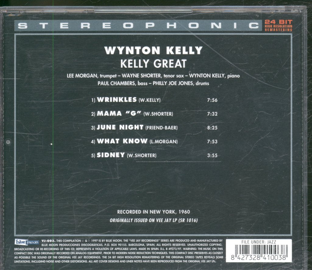 Wynton Kelly - Kelly Great - Cd