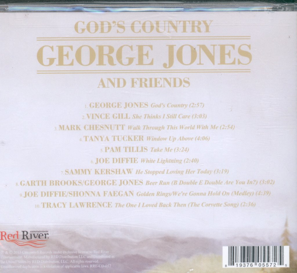 Various Artists - God's Country: George Jones And Friends - Cd/Dvd