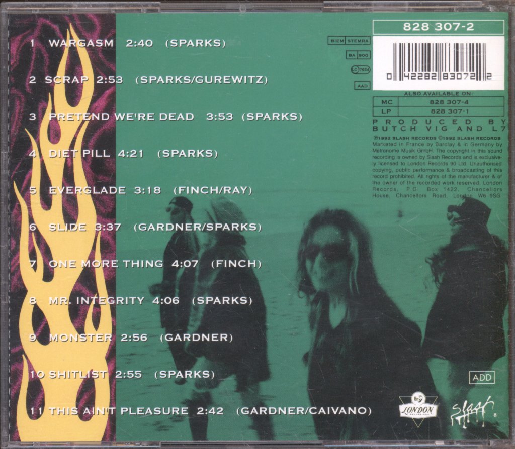 L7 - Bricks Are Heavy - Cd