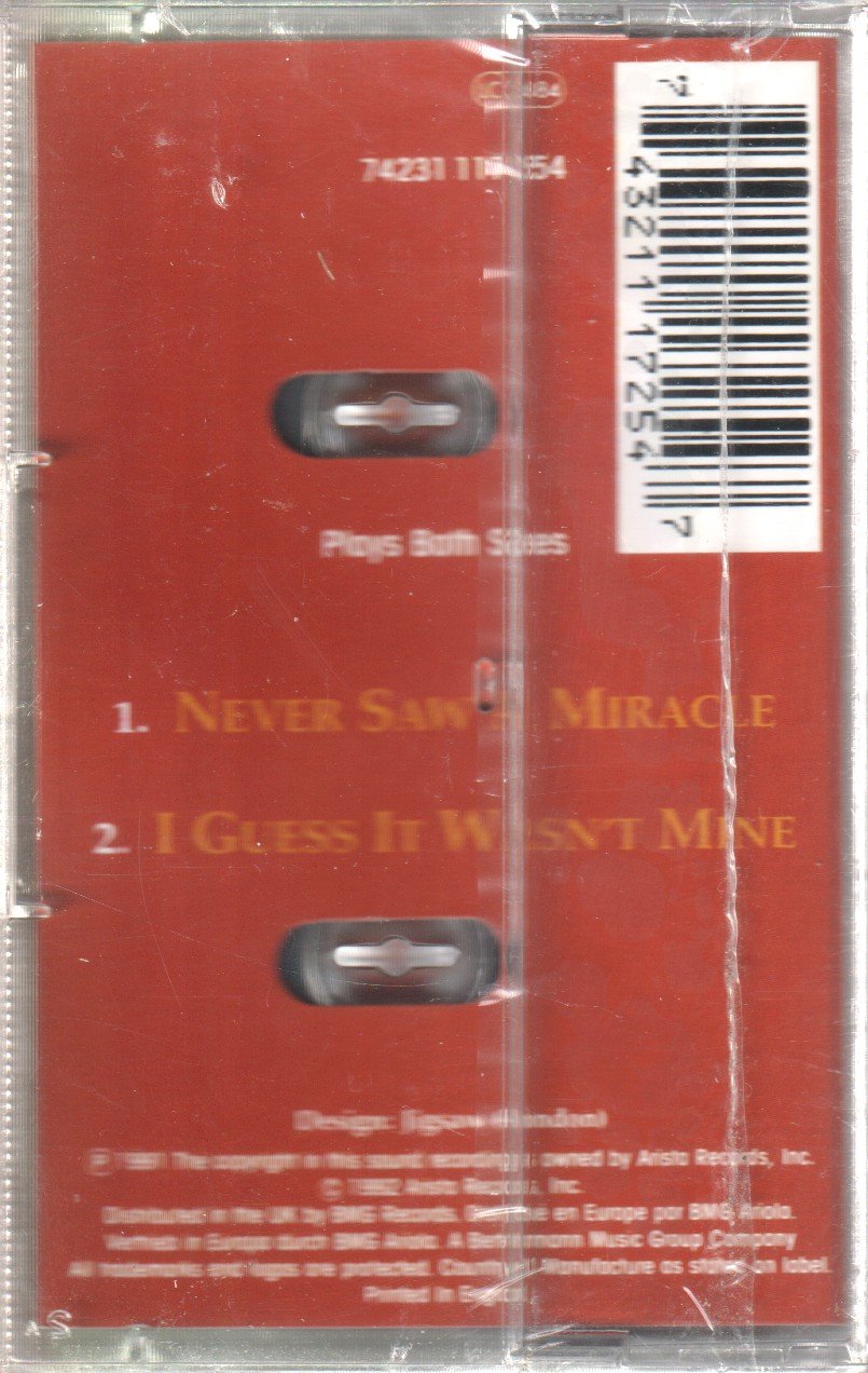 Curtis Stigers - Never Saw A  Miracle - Cassette