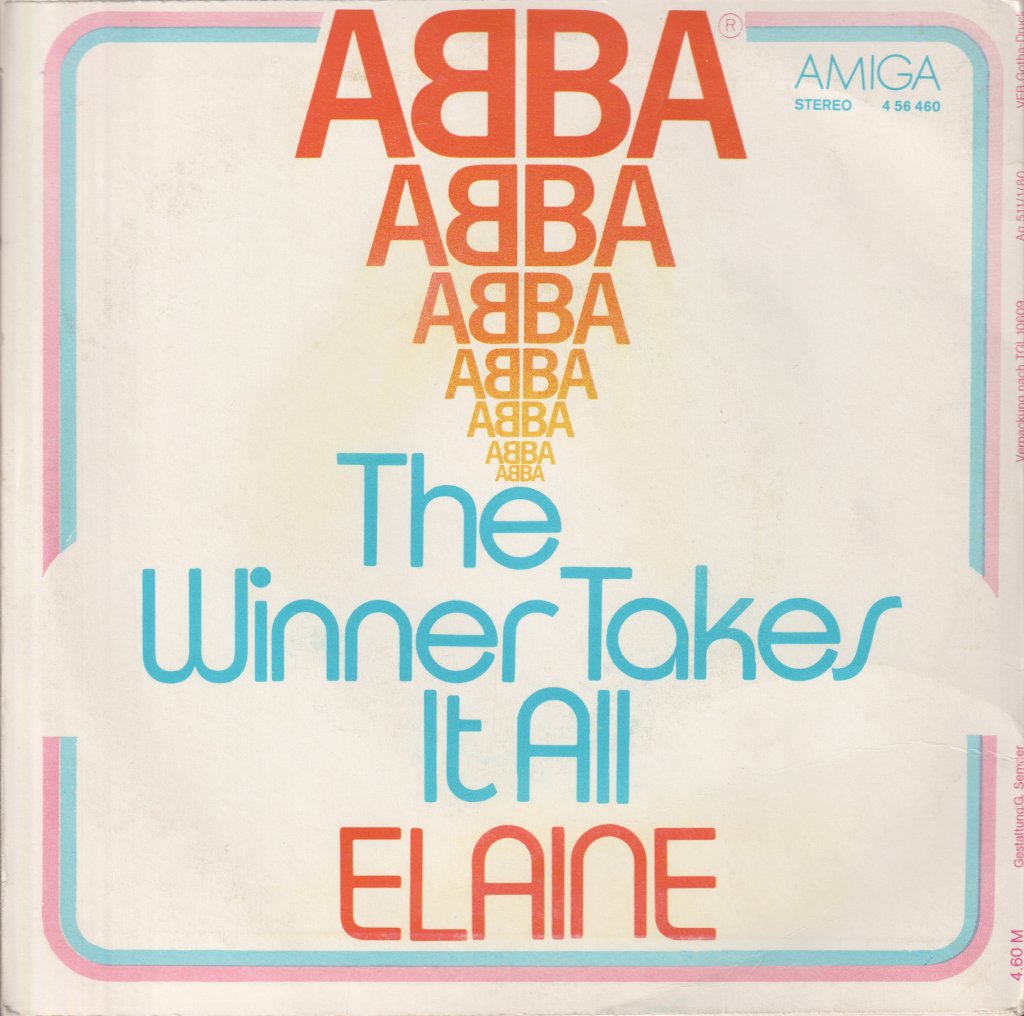 ABBA - Winner Takes It All - 7 Inch