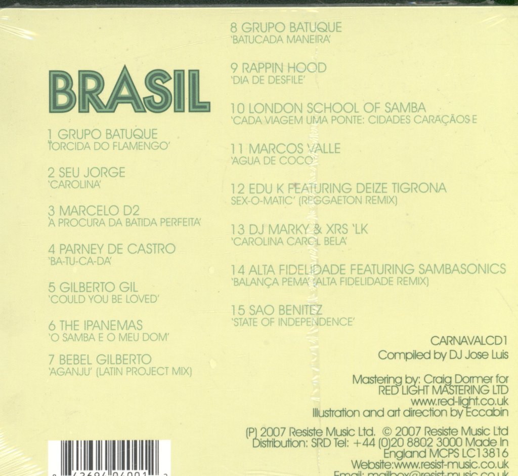 Various Artists - Brasil Carnaval - Cd