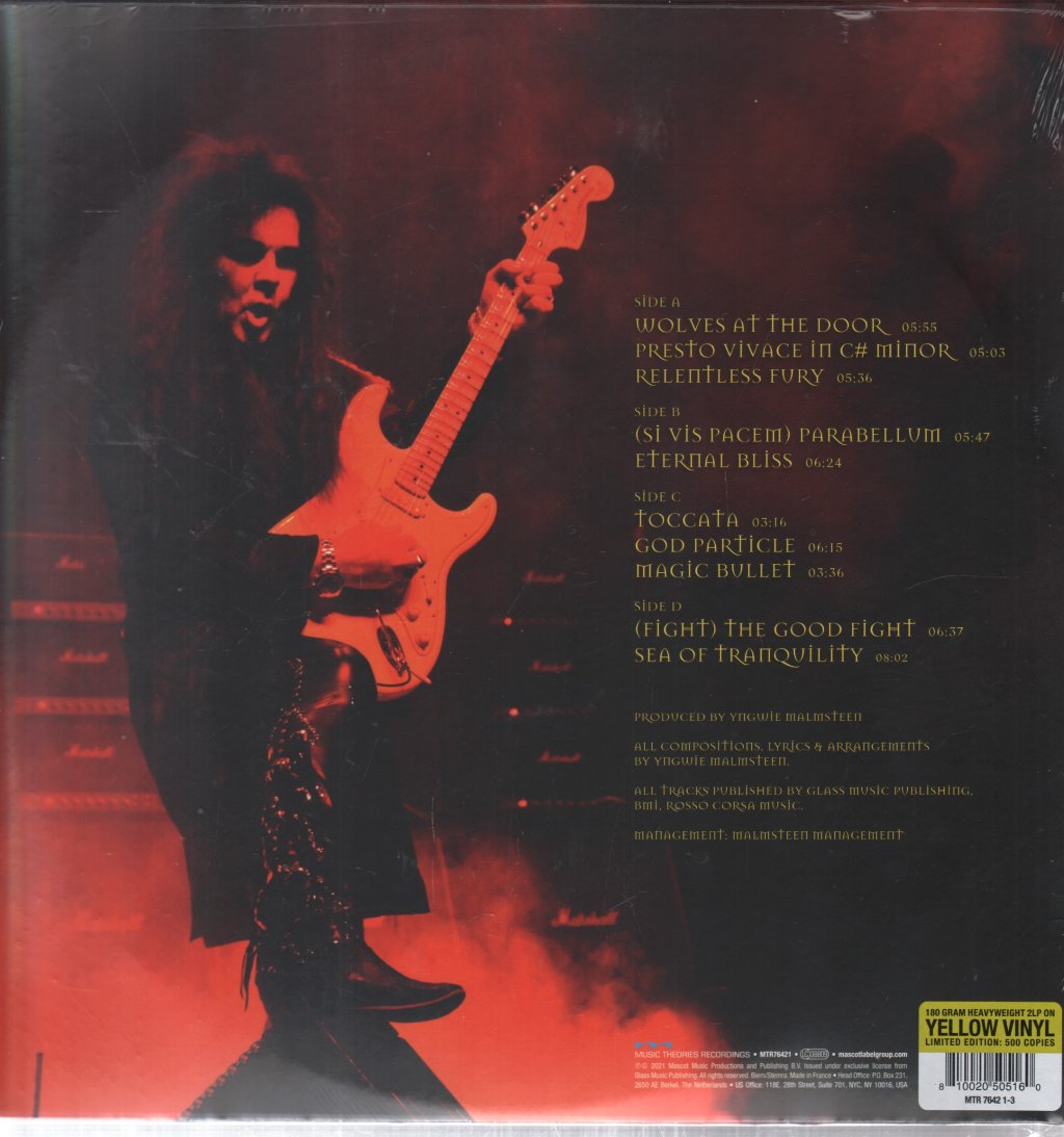 Yngwie Malmsteen - Parabellum - Double Lp