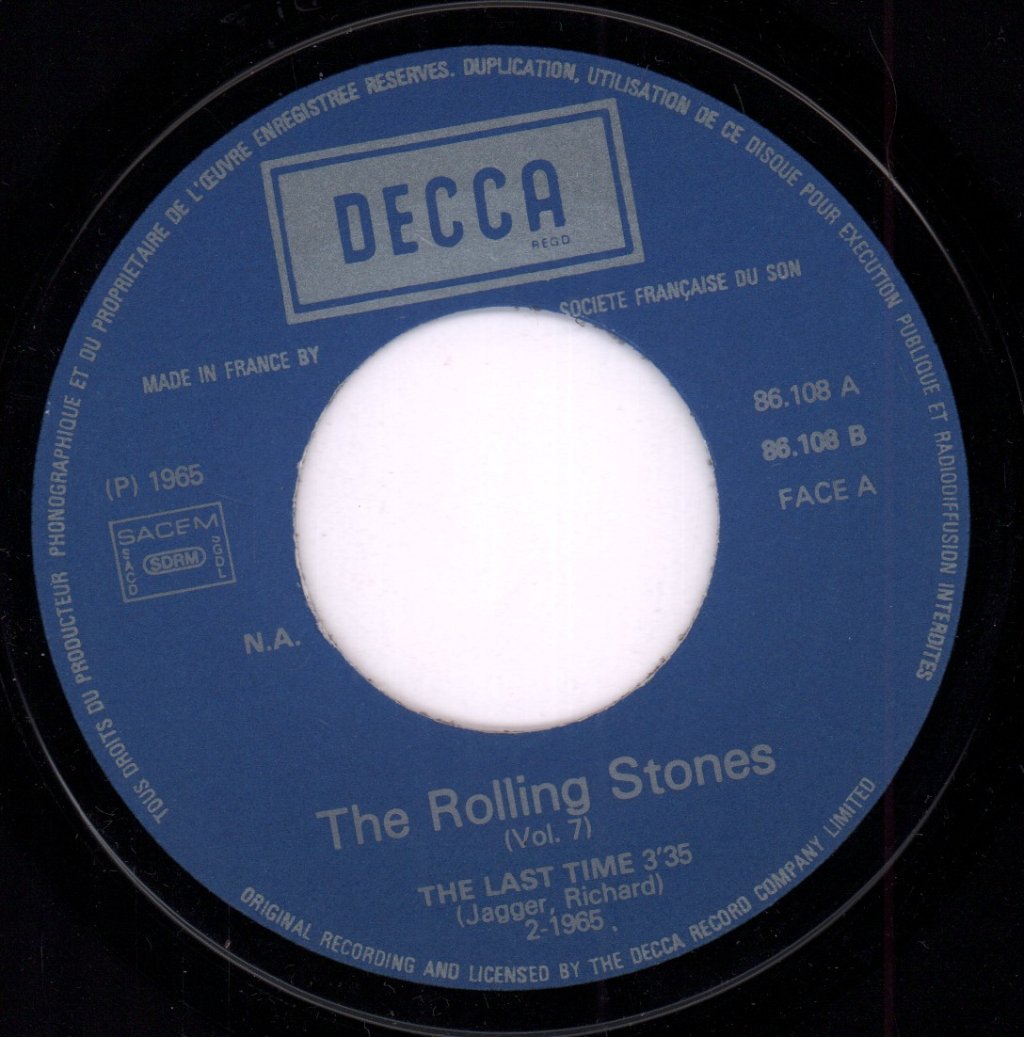 Rolling Stones - Last Time - 7 Inch