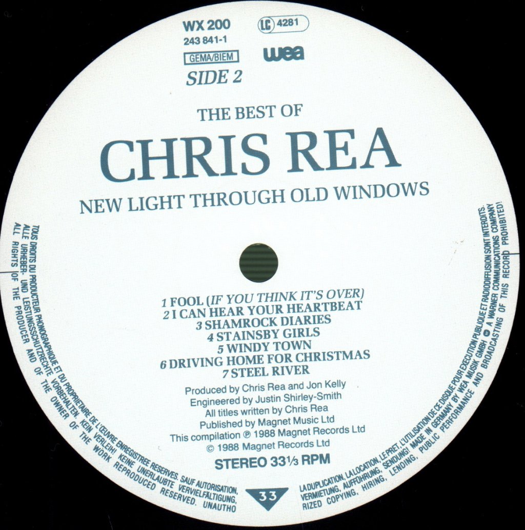 Chris Rea - New Light Through Old Windows (Best Of) - Lp