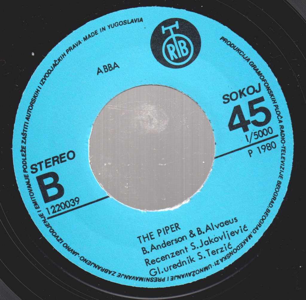 ABBA - Super Trouper / The Piper - 7 Inch