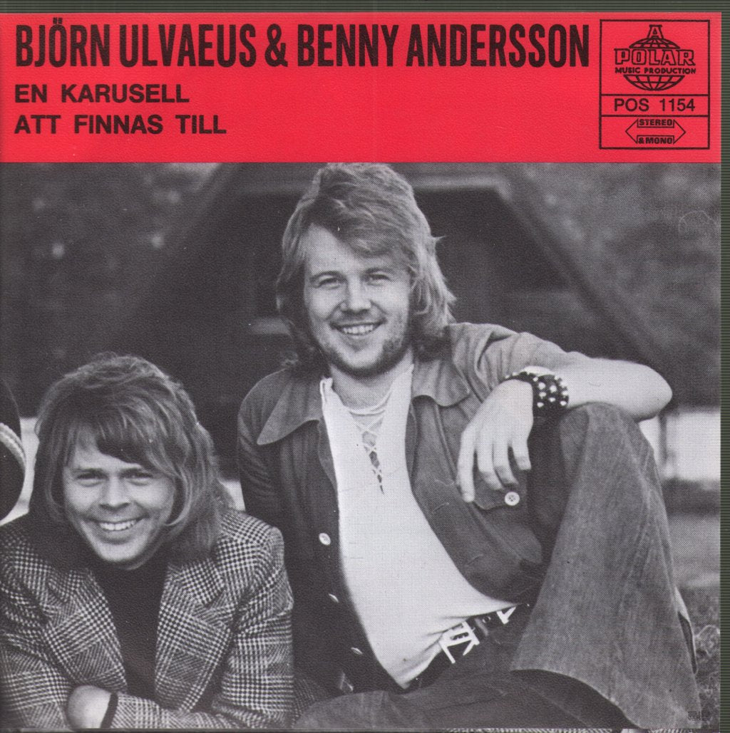 Björn Ulvaeus & Benny Andersson - En Karusell / Att Finnas Till - 7 Inch