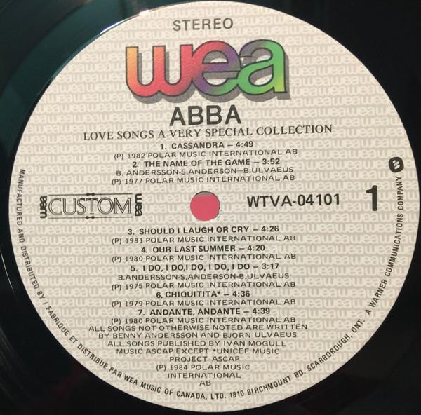 ABBA - Love Songs - A Very Special Collection - Lp