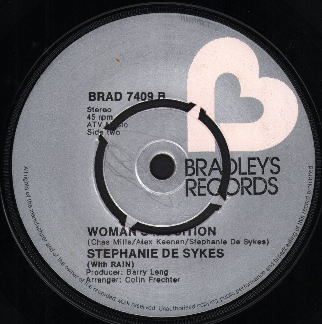 Stephanie De Sykes - Born With A Smile On My Face - 7 Inch