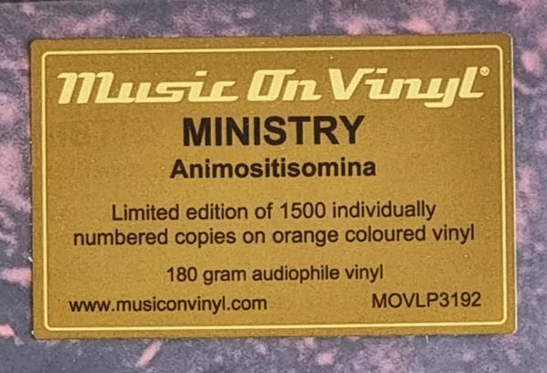 Ministry - Animositisomina - Double Lp