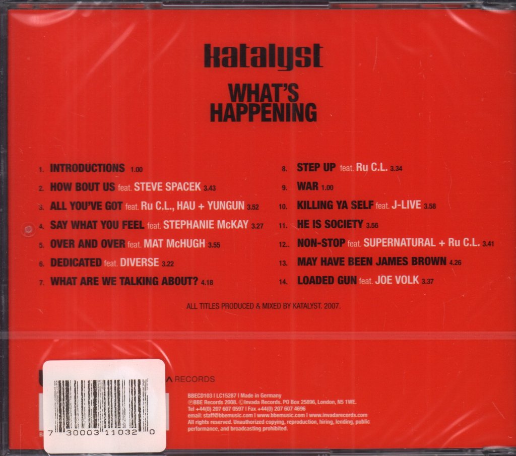 Katalyst - What's Happening - Cd