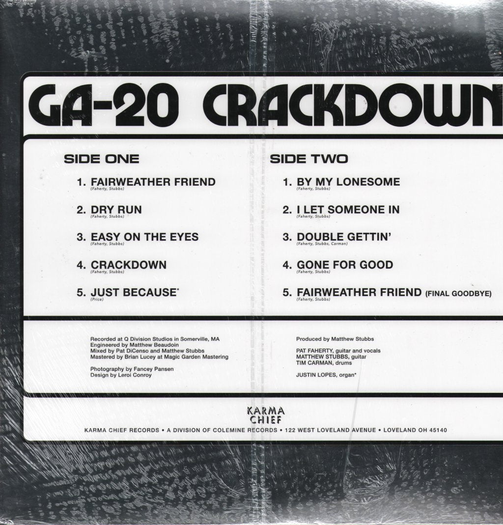 GA-20 - Crackdown - Lp