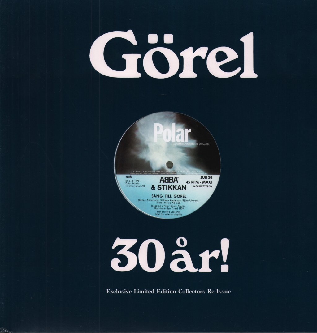 ABBA - Sång Till Görel - 12 Inch