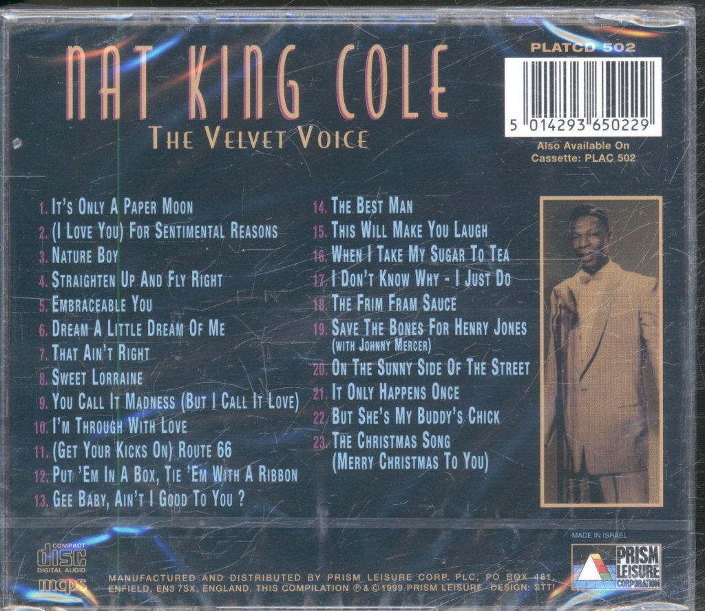 Nat King Cole - Velvet Voice - Cd