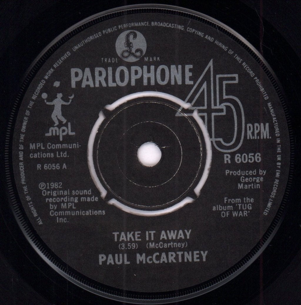 Paul McCartney - Take It Away - 7 Inch