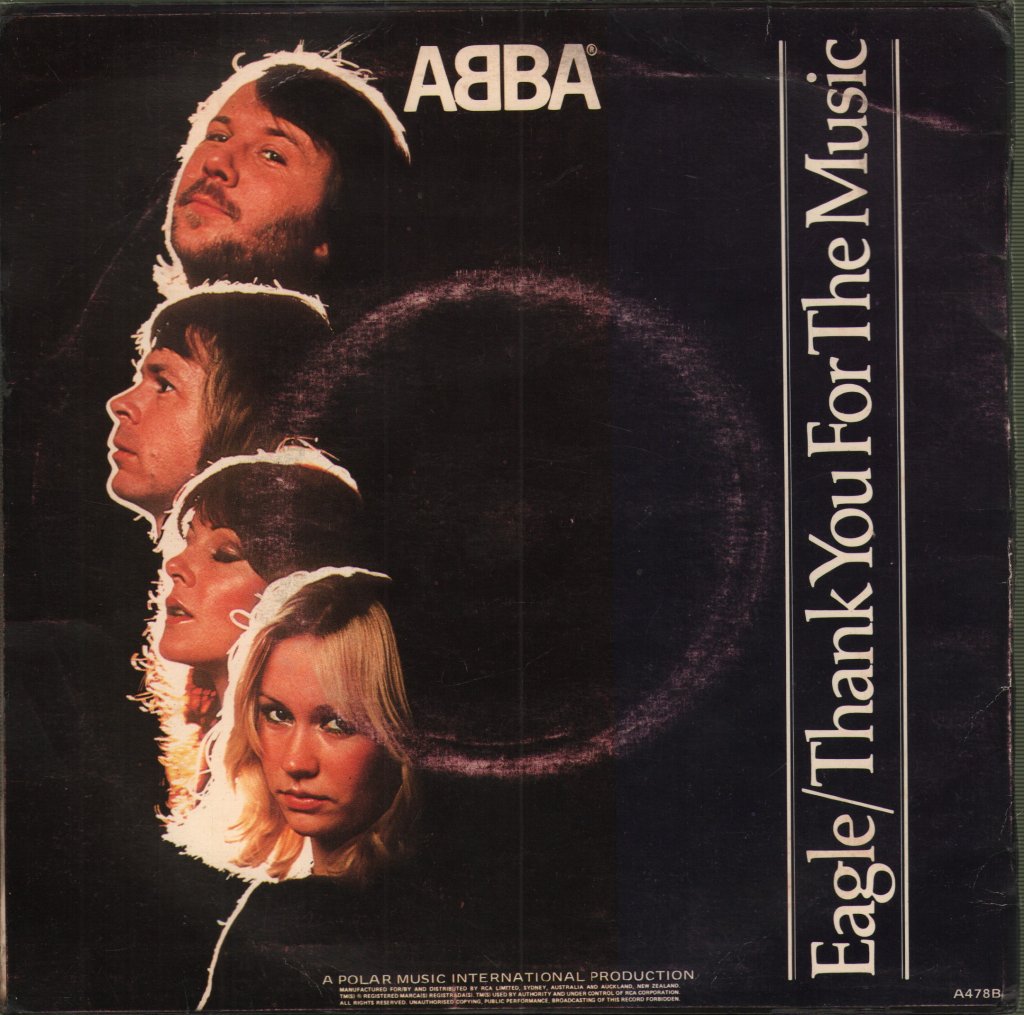 ABBA - Eagle / Thank You For The Music - 7 Inch