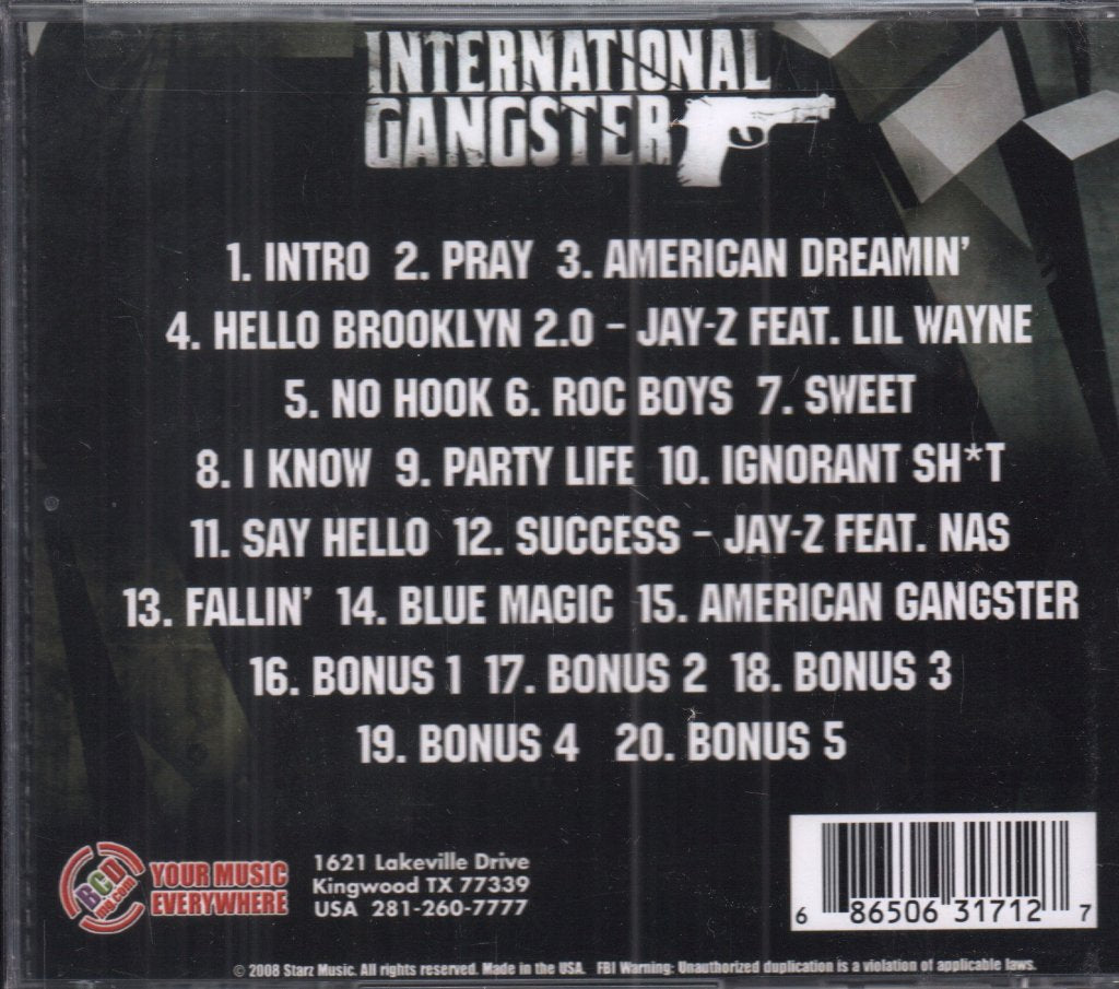 jay-z and big mike - International Gangster - Cd