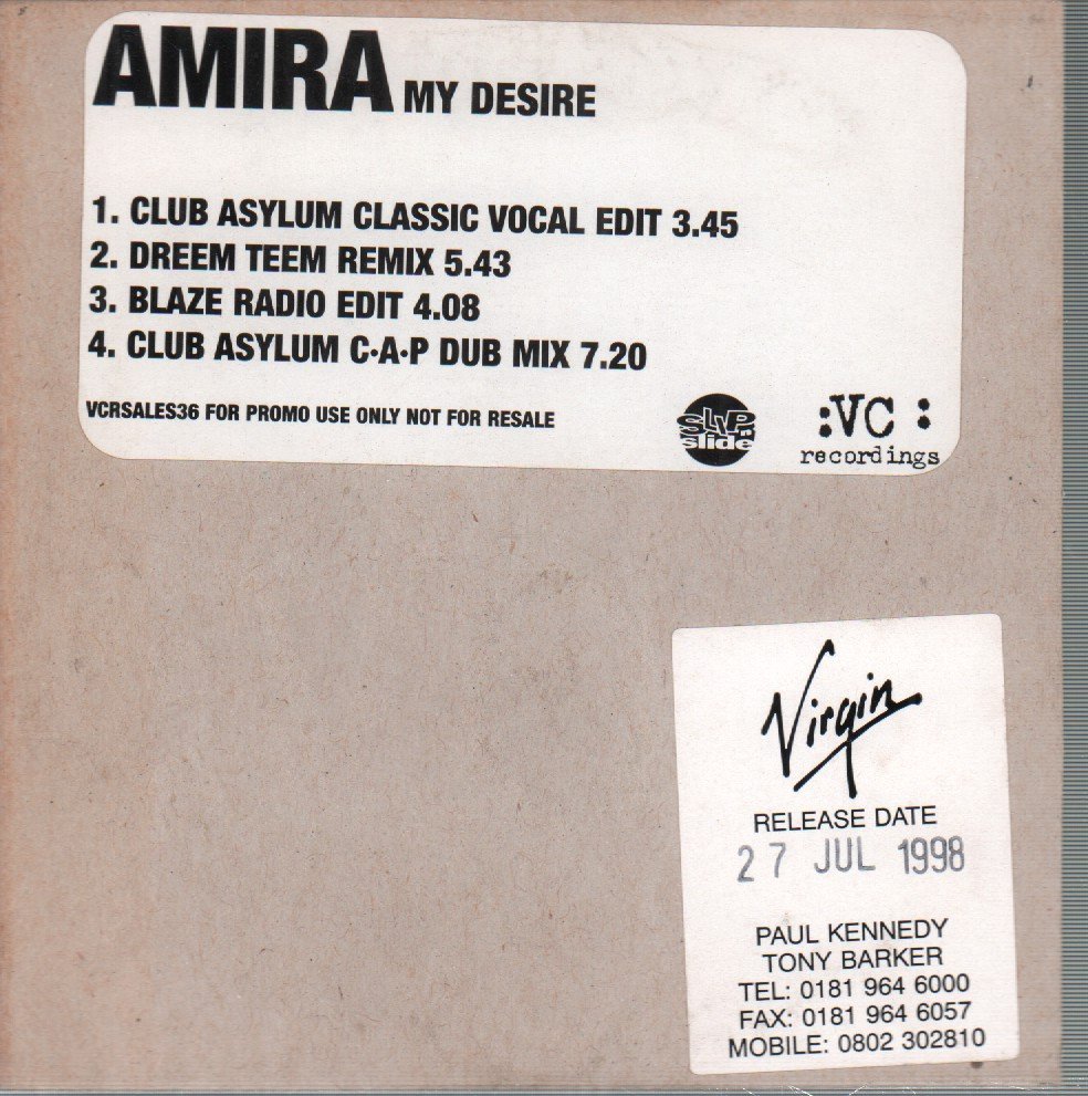 Amira - My Desire - Cd