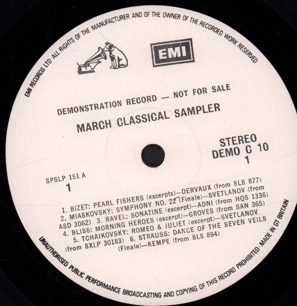 Various Artists - march Classical Sampler - Lp