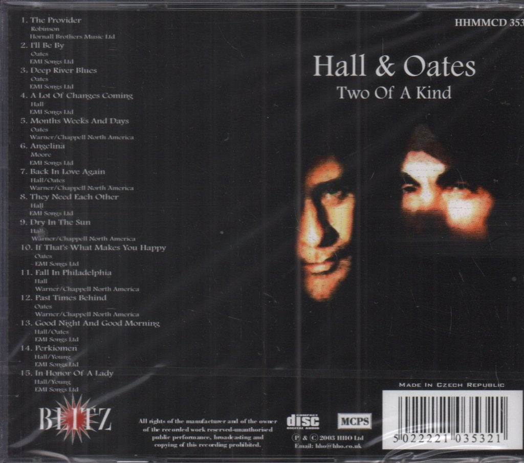 Hall And Oates - two of a kind - Cd