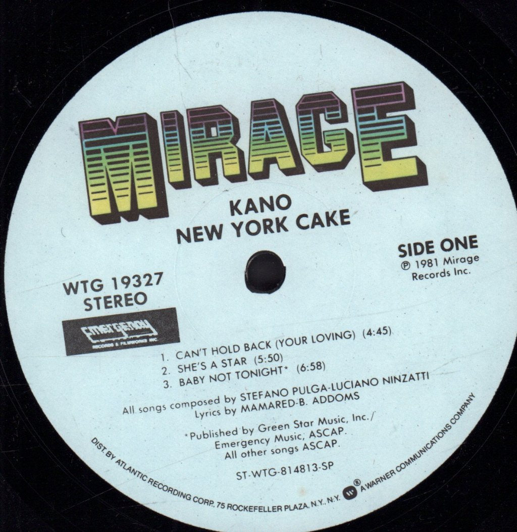 Kano (80'S Group) - New York Cake - Lp