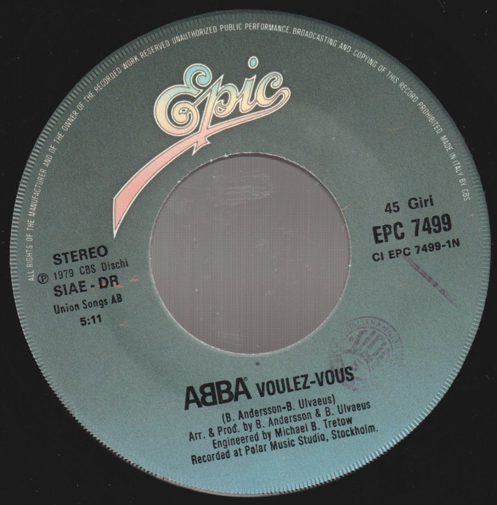 ABBA - Voulez-Vous / Angeleyes - 7 Inch