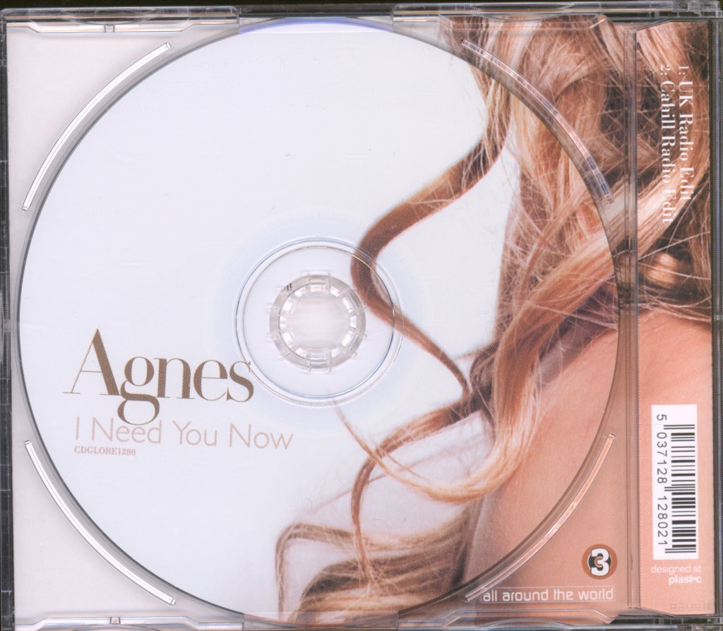 Agnes - I Need You Now - Cd