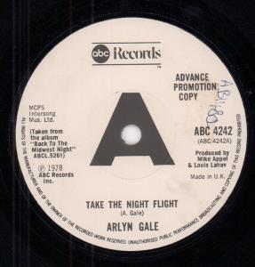 Arlyn Gale - Take The Night Flight - 7 Inch