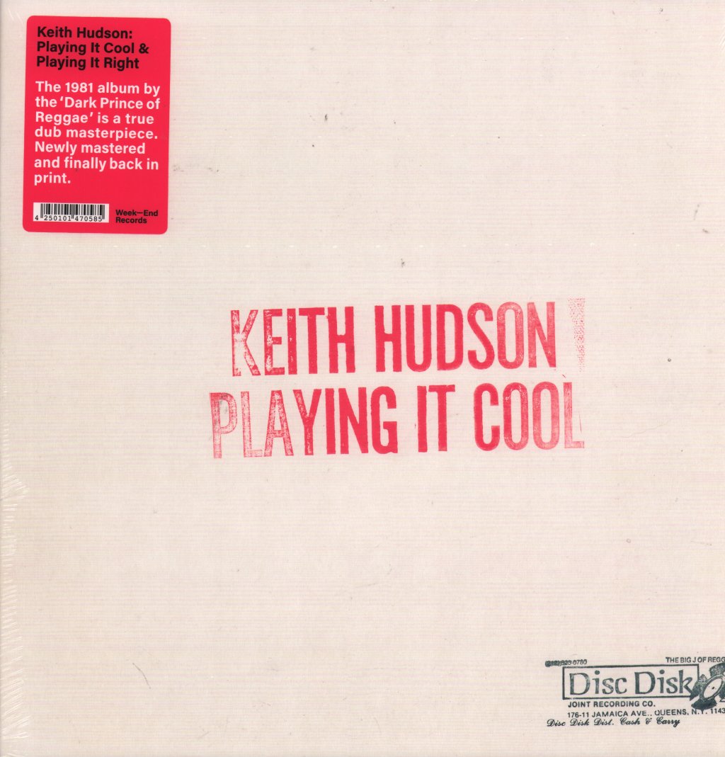 Keith Hudson - Playing It Cool & Playing It Right - Lp