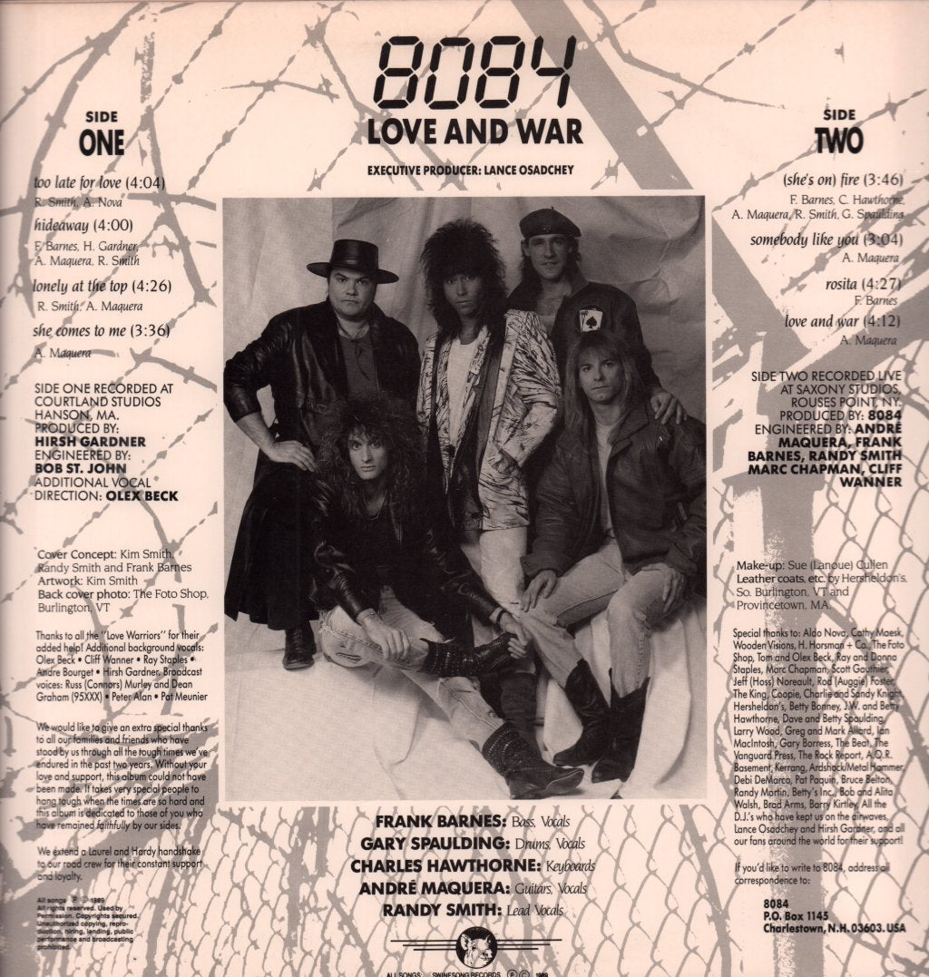 8084 - Love And War - Lp