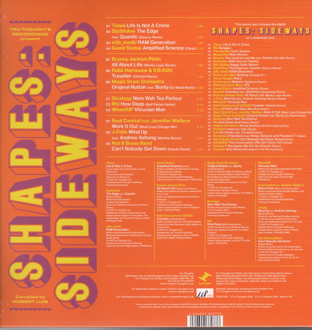 Various Artists - Shapes: Sideways - Double Lp