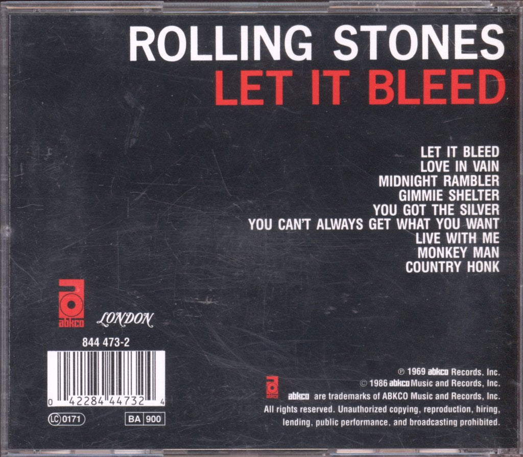 Rolling Stones - Let It Bleed - Cd