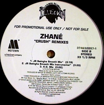 Zhane - Crush Remixes - 12 Inch