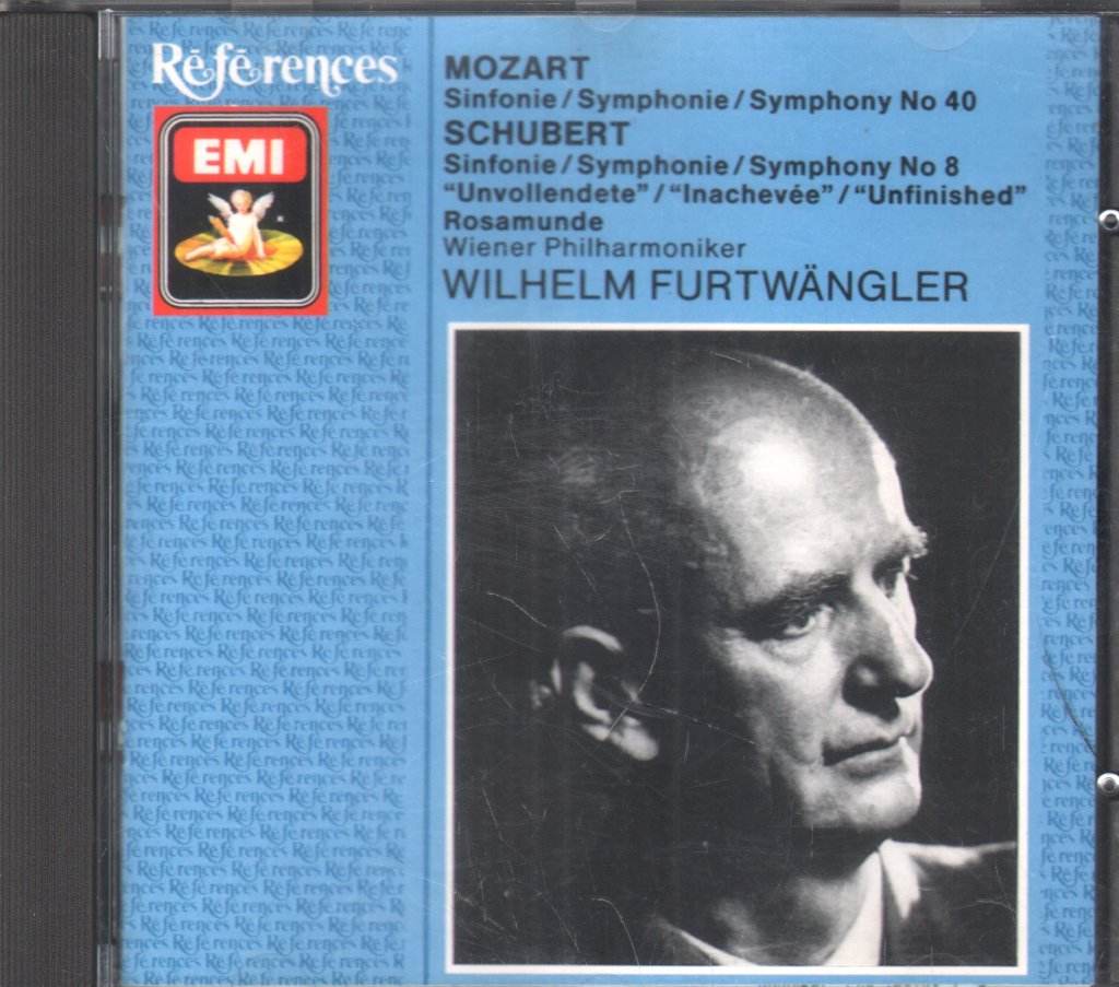 Wolfgang Amadeus Mozart, Franz Schubert, Wilhelm Furtwängler - Symphony No 40 / Symphony No 8 (Unfinished'' / Rosamunde - Cd