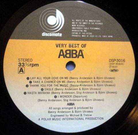 ABBA - Very Best Of ABBA - Double Lp