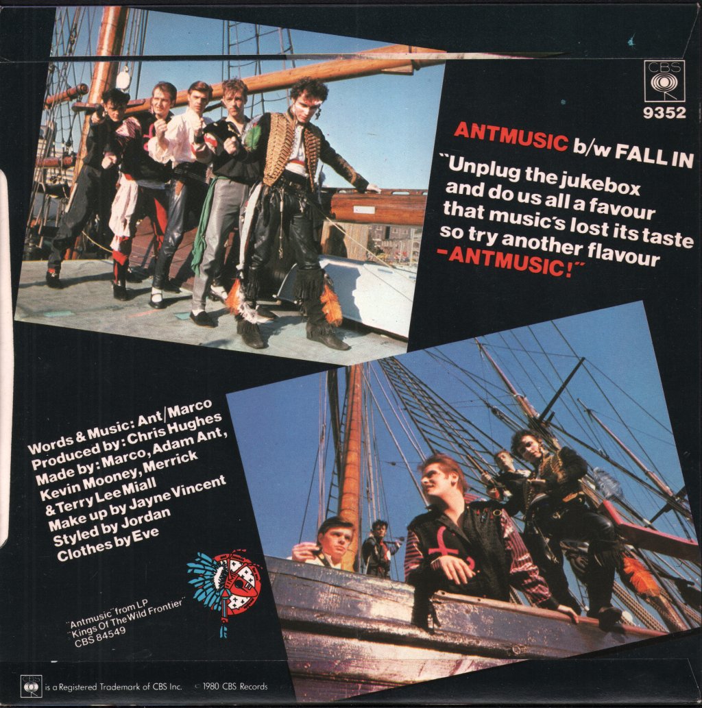 Adam And The Ants - Antmusic - 7 Inch