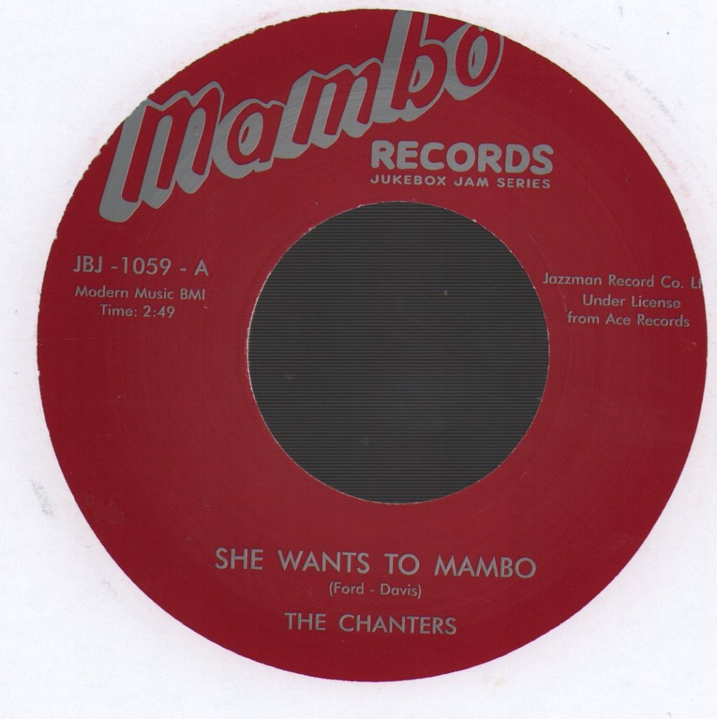 The Chanters - She Wants To Mambo - 7 Inch