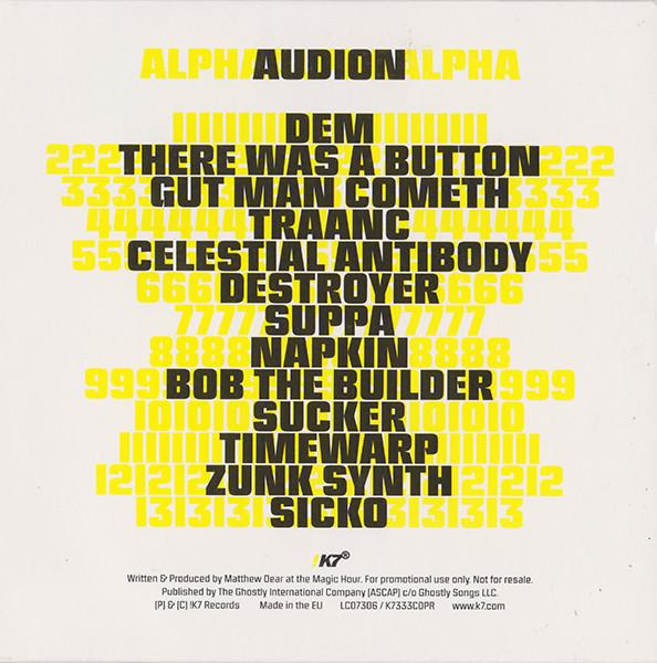 Audion - Alpha - Cd