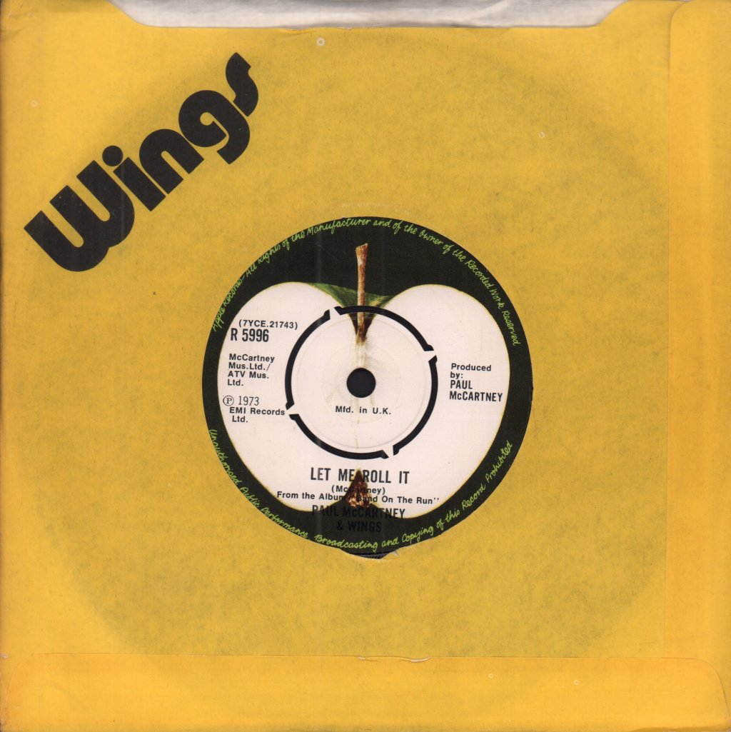 Paul McCartney And Wings - Jet - 7 Inch