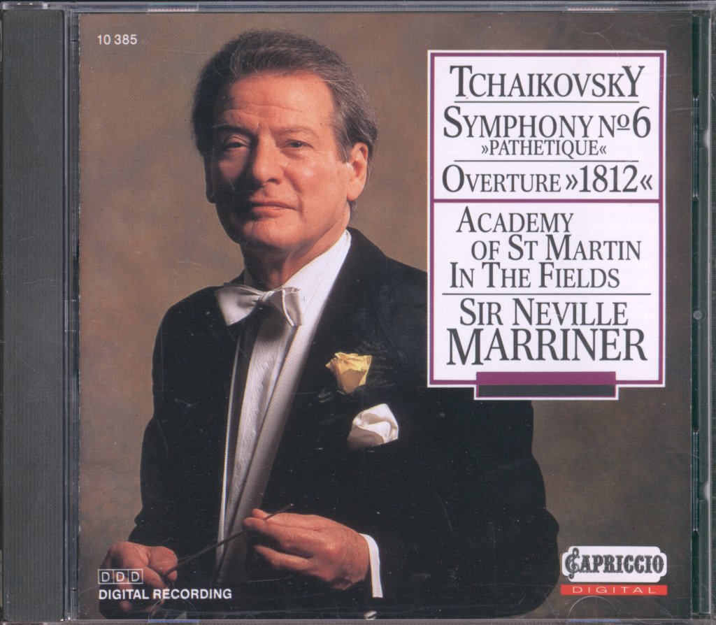 Academy Of St. Martin-in-the-Fields, Sir Neville Marriner - Tchaikovsky - Symphony No.6 (Pathetique) Overture 1812 - Cd